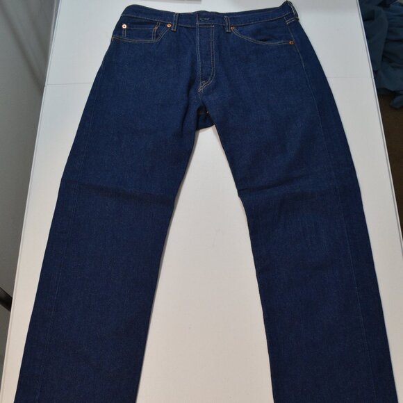 2025 Levi's 501 Selvedge 'Button Your Fly' Edition 34x34 STF [ 33x32 ] Jeans - Picture 5 of 11
